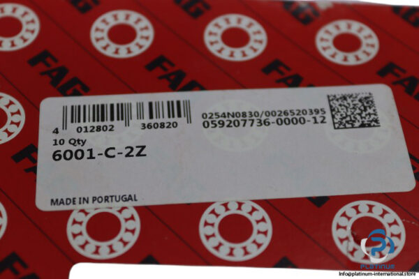 fag-6001-C-2Z-deep-groove-ball-bearing-new-1