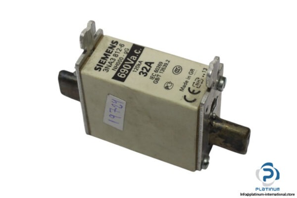 siemens-3NA3-812-6-sitor-fuse-link-used