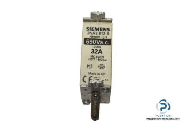 siemens-3NA3-812-6-sitor-fuse-link-used-1