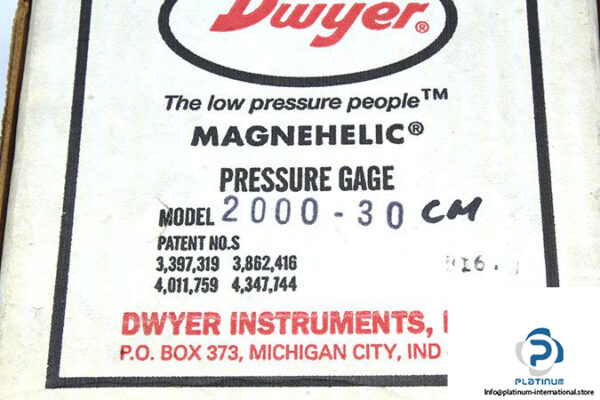 dwyer-2000-30-CM-differential-pressure-gage