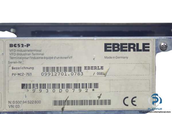 eberle-BC52-P-operator-control-panel-used-4