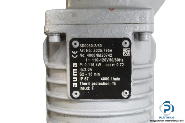 auma-SG-05.1-F07-part-turn-actuator(used)-2