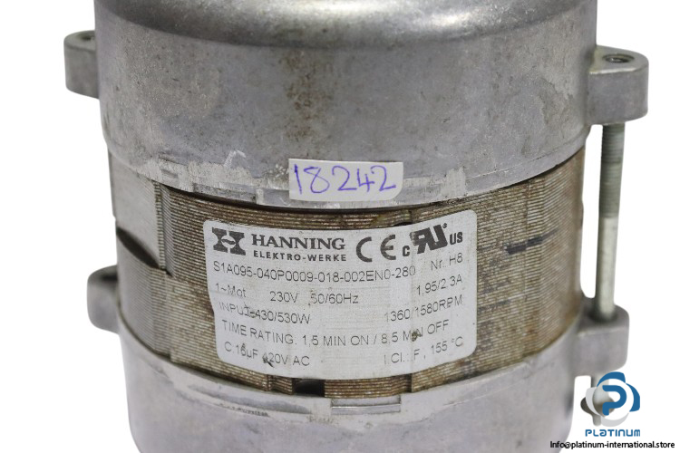 hanning-S1A095-040P0009-018-002EN0-280-electric-motor(used)-2