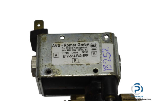 avs-romer-ETV-S14-F40-6PF-solenoid-valve(used)-1