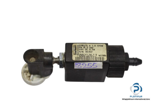 Burkert-SY01CS-A-1.6-EPDM-PN-0-3-BAR-solenoid-valve(used)-1