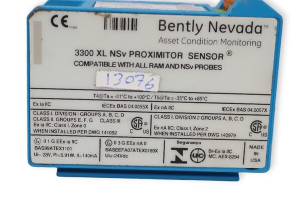 bently-nevada-3300-XL-NSV-proximity-sensor-(used)-2
