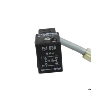 festo-KMEB-1-24-2.5-LED-plug-socket-with-cable-used-3