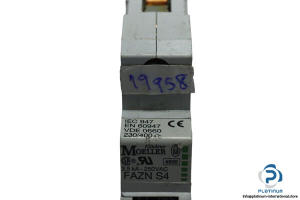 moeller-FAZN-S4-miniature-circuit-breaker-used-2