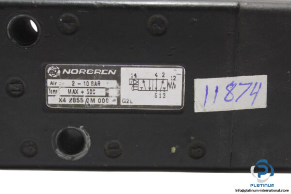 norgren-X4-2855-0M-000-Solenoid-Actuated-spool-valve-(Used)-1