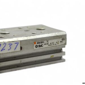smc-MXS8-20-dual-rod-guided-cylinder-(Used)-1