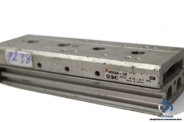 smc-MXS8-50-dual-rod-guided-cylinder-(Used)-1