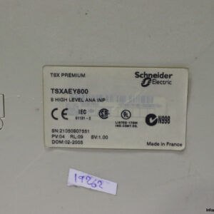 schneider-TSXAEY800-analog-input-module(used)-3
