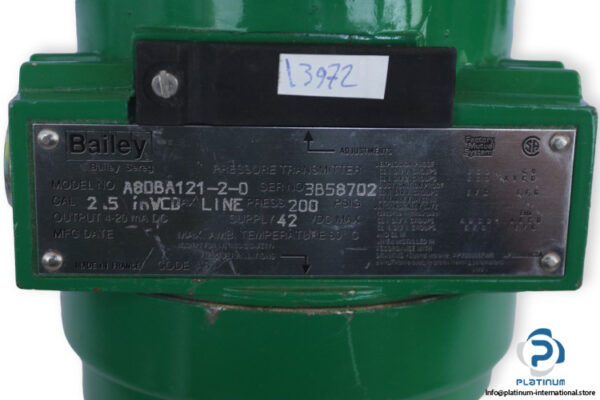 bailey-A8DBA121-2-0-pressure-transmitter(used)-2