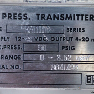 bailey-KA11111-pressure-transmitter(used)-2