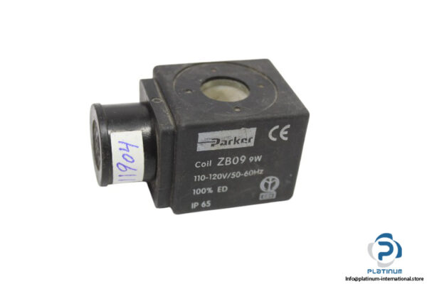 parker-ZB09-110_120V-solenoid-coil-(used)