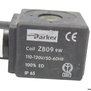 parker-ZB09-110_120V-solenoid-coil-(used)-1