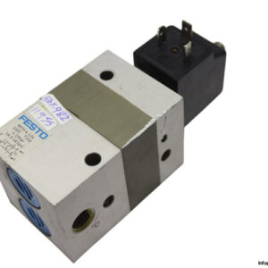 festo-2201-single-solenoid-valve-with-coil-(used)