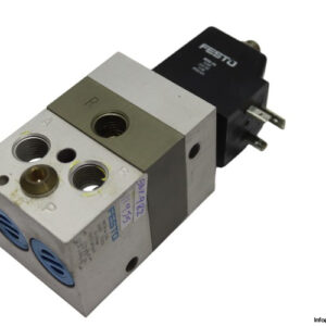 festo-2201-single-solenoid-valve-with-coil-(used)-1