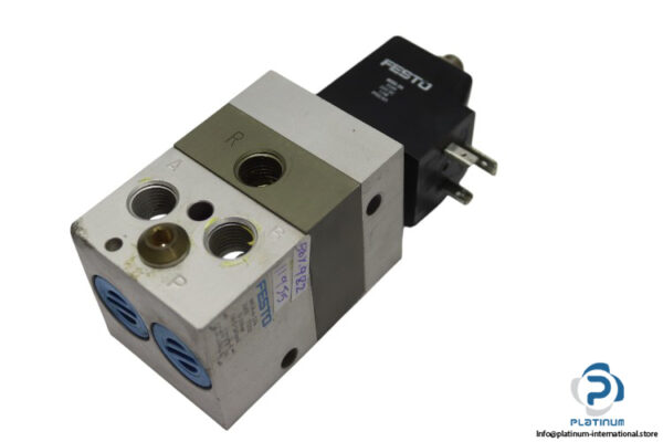 festo-2201-single-solenoid-valve-with-coil-(used)-1