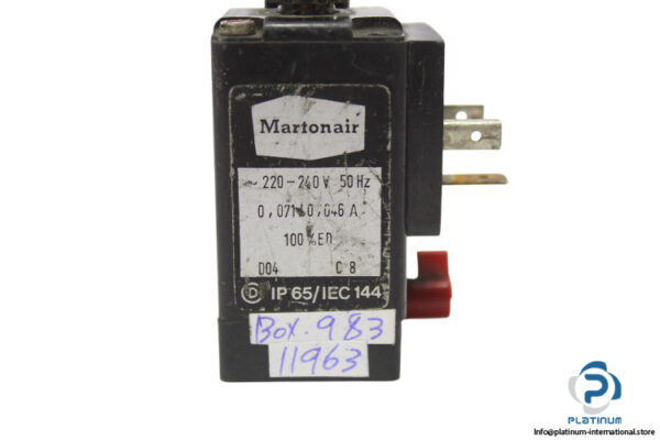martonair-D04-C8-single-solenoid-valve-(used)-1