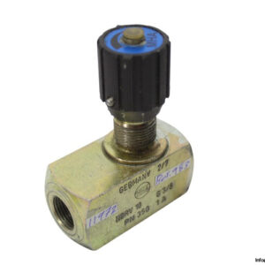 hydac-NDRV-10-G3_8-flow-control-check-valve-(used)