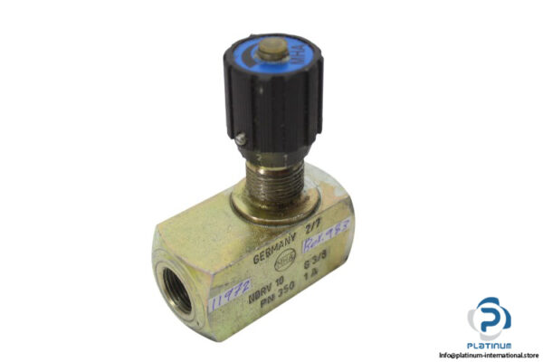 hydac-NDRV-10-G3_8-flow-control-check-valve-(used)