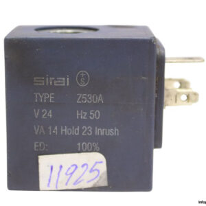 sirai-Z530A-solenoid-coil-(Used)-1