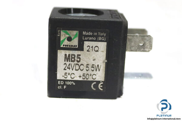 pneumax-MB5-solenoid-coil-(Used)-1