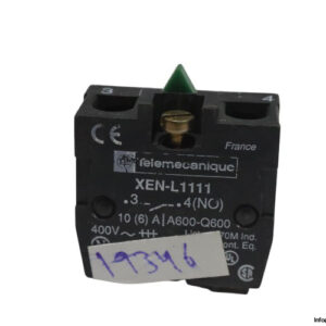 elemecaniquc-XEN-L1111-spring-return-contact-block(used)-1