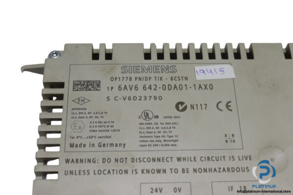 siemens-V6E81647-483_00934767-01-03_A5E00911040-2-circuit-board-(used)-8