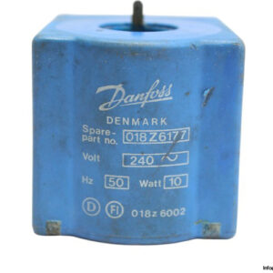 danfoss-018Z6177-3-pins-connection-electrical-coil-(used)-1