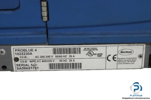 nordson-PROBLUE-4-adhesive-melter-used-7