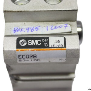 smc-ECQ2B63-10D-compact-cylinder-(Used)-1
