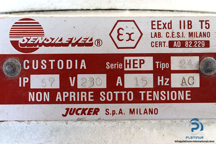 Jucker-sensilevel-7704-240-3-s-level-switch(used)-2