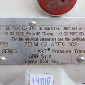 hart-ZELM-02-ATEX-0081-pressure-transmitter(used)-1