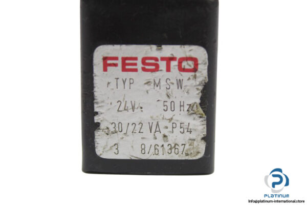 festo-MSW-24V-IP54-solenoid-coil-(used)-1