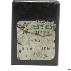 festo-MSXG-24V-9.2W-solenoid-coil-(used)-1
