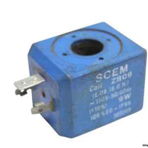 scem-ZB09-110V-solenoid-coil-(used)