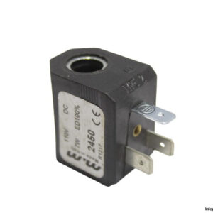 m.m-2450-solenoid-coil-(used)