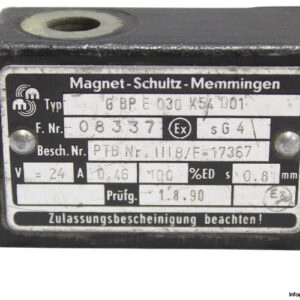 magnet-schultz-GBP-E-030-K54-D01-electrical-coil-(used)-2