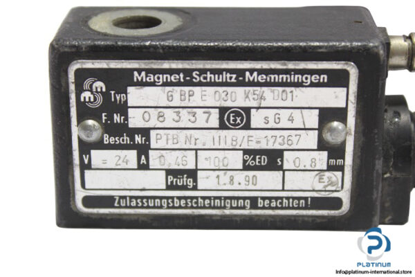 magnet-schultz-GBP-E-030-K54-D01-electrical-coil-(used)-2