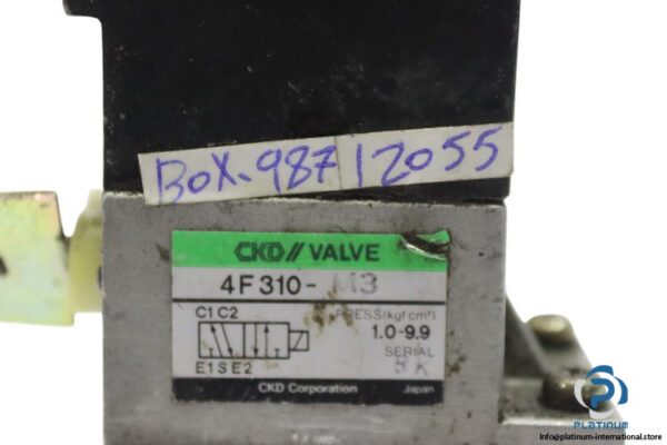 ckd-4F310-M3-pilot-operated-solenoid-valve-(Used)-1