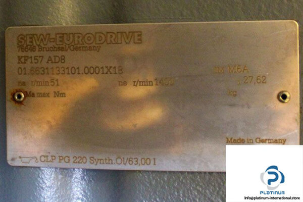 sew-kf157-ad8-helical-bevel-gear-unit-4