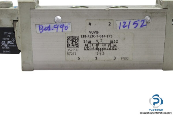 festo-574431-double-solenoid-valve-without-e-boxe-(used)-1