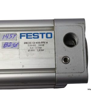 festo-DNCKE-63-450-PPV-A-iso-cylinder-(Used)-1