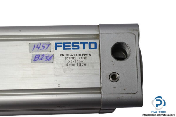 festo-DNCKE-63-450-PPV-A-iso-cylinder-(Used)-1
