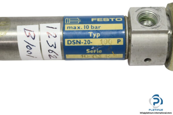festo-DSN-20-100P-round-cylinder-(Used)-1