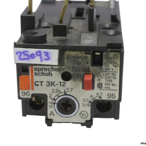 Sprecher-schuh-CT-3K-12-thermal-overload-relay(used)-2