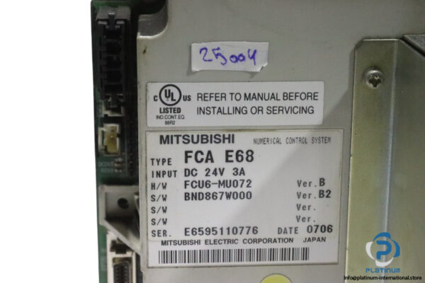 mitsubishi-FCA-E68-control-system-(used)-3