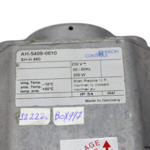 johnson-controls-AH-5409-0610-electrohydraulic-gas-valve-driver-(new)-3